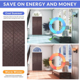 Load image into Gallery viewer, Magnetic Insulated Door Curtain - Brown