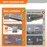 Load image into Gallery viewer, Magnetic Insulated Door Curtain - Brown