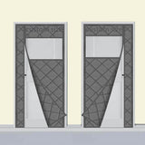 Load image into Gallery viewer, Custom Thermal Insulated Door Curtain Side Opening