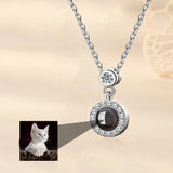Load image into Gallery viewer, Personalized Projection Necklace Custom Heart Photo Necklace Love Photo Pendant Christmas Gift