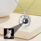 Load image into Gallery viewer, Projection Necklace Custom Necklace with Picture Inside Love Photo Pendant