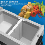 Load image into Gallery viewer, 36L  Dual Temperature Control 12 Volt Refrigerator 38 Quart Portable Car Fridge Freezer (-4°F~68°F) for Truck, RV, Boat, Camping and Travel