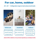 Load image into Gallery viewer, 36L  Dual Temperature Control 12 Volt Refrigerator 38 Quart Portable Car Fridge Freezer (-4°F~68°F) for Truck, RV, Boat, Camping and Travel