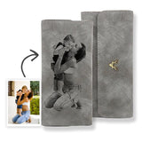 Load image into Gallery viewer, Custom Photo Engraved Wallet | Women's Long Leather Wallet