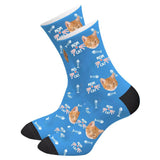 Load image into Gallery viewer, Custom Mom and Cat Socks