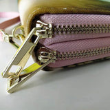 Load image into Gallery viewer, Custom Photo Wallet for Women Two Zipper Pockets Leather Long Wallet