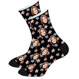 Load image into Gallery viewer, Custom Starfish Face Socks