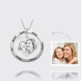 Load image into Gallery viewer, heart picture necklace