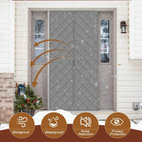 Load image into Gallery viewer, Magnetic Thermal Insulated Door Curtain Black