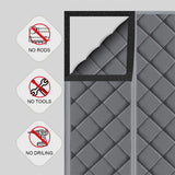 Load image into Gallery viewer, Custom Thermal Insulated Door Curtain Side Opening