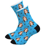 Load image into Gallery viewer, Custom Starfish Face Socks