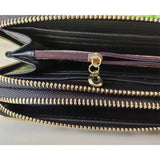 Load image into Gallery viewer, Custom Photo Wallet for Women Two Zipper Pockets Leather Long Wallet