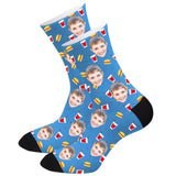 Load image into Gallery viewer,  Personalised Socks Christmas 