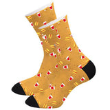 Load image into Gallery viewer, Custom Hamburger Socks