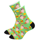 Load image into Gallery viewer, personalised socks christmas