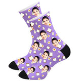 Load image into Gallery viewer, Custom Egg Milk Socks