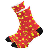 Load image into Gallery viewer, Custom Green Lemon Socks