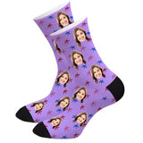 Load image into Gallery viewer, Custom Starfish Face Socks