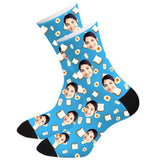 Load image into Gallery viewer, Custom Egg Milk Socks