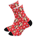 Load image into Gallery viewer, Custom Starfish Face Socks