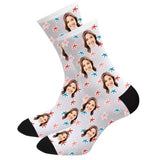 Load image into Gallery viewer, Custom Starfish Face Socks
