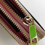 Load image into Gallery viewer, Custom Photo Wallet for Women Two Zipper Pockets Leather Long Wallet