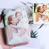 Load image into Gallery viewer, Personalized Photo Wallets Two side 3D Print Leather Short Card Holder
