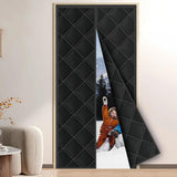 Load image into Gallery viewer, Magnetic Insulated Door Curtain - Black